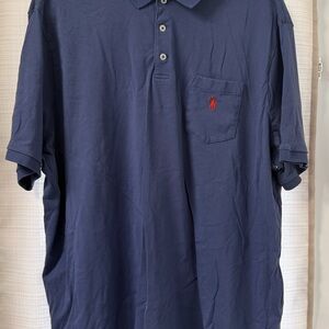 Men’s Pre-Owned Polo Ralph Lauren Soft Polo with Pocket, Dark Blue, Size XL